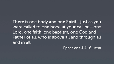 Oneness (Eph 4:4–6)