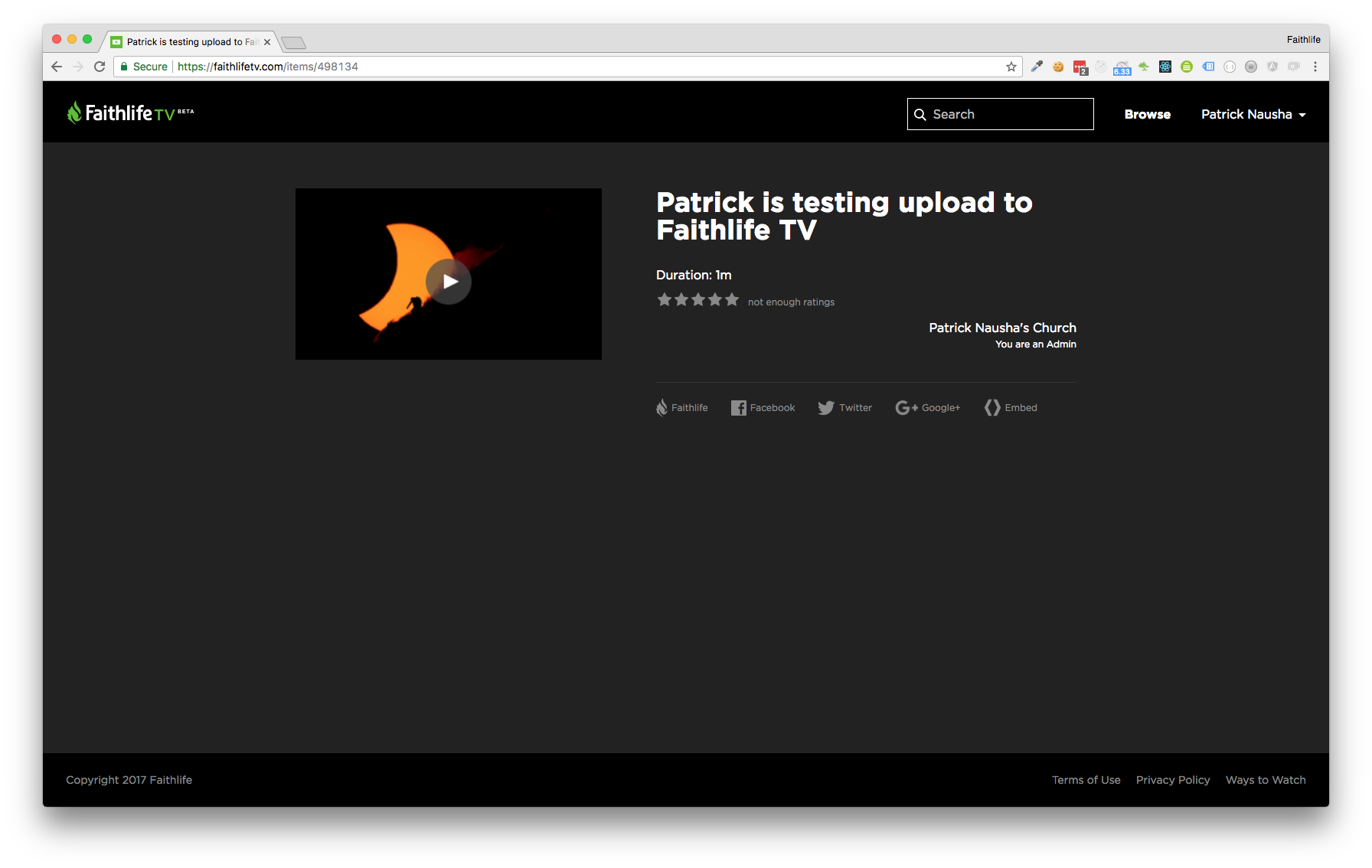 Video placeholder