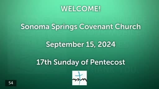 15-Sep-24:  Pastor Chuck teaches "A New King" -  Reading:  2 Samuel 2