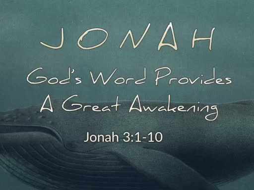 God's Word Provides A Great Awakening