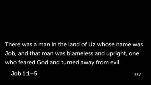 Job 1:6-2:10, "Faith Under Fire: Finding Purpose in Our Suffering"