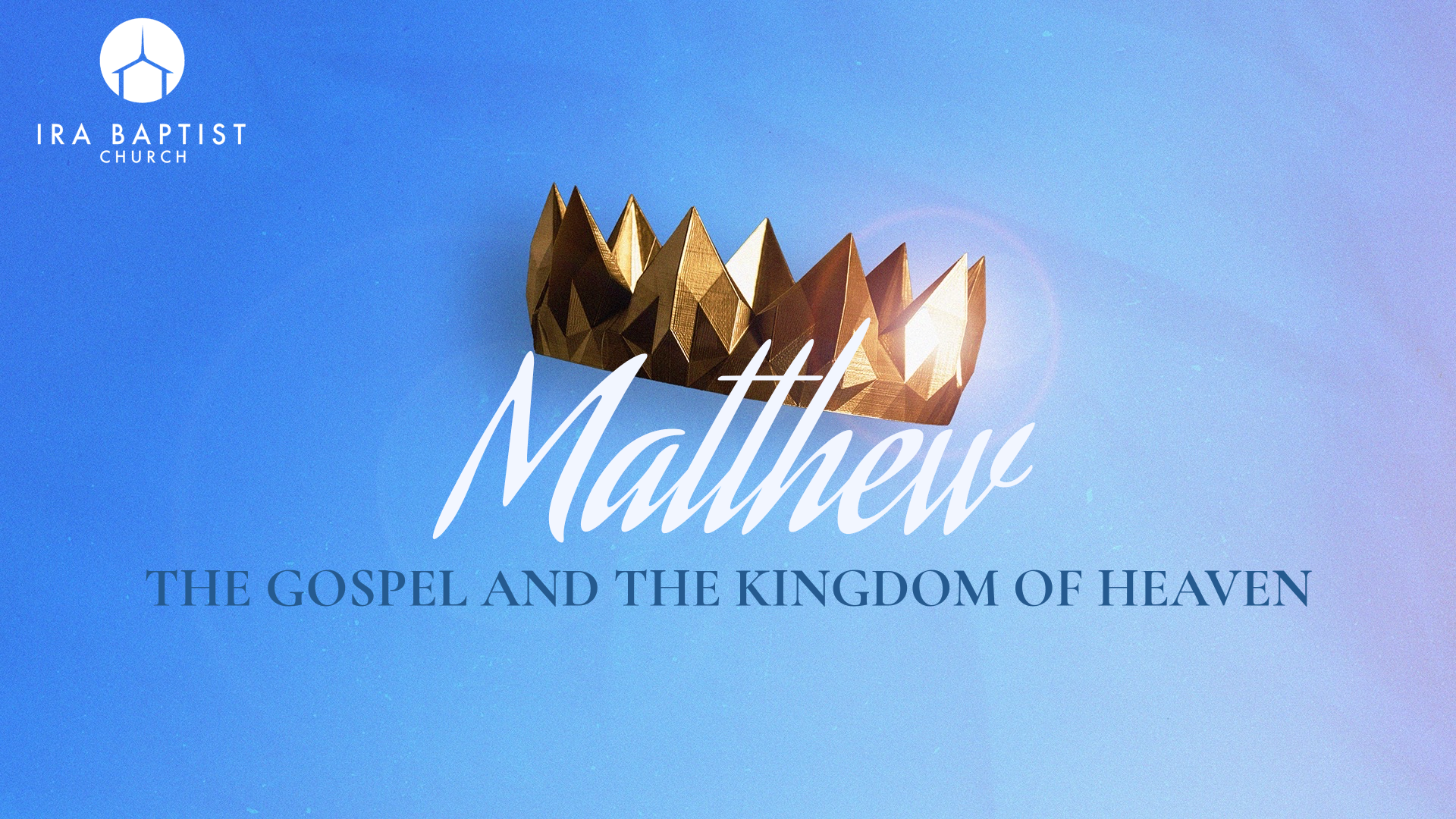 Jesus Takes the Stage (Matthew 3:13-17)