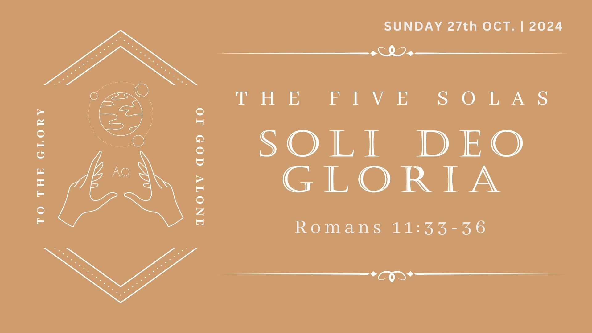 Soli Deo Gloria