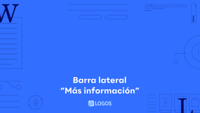 Barra lateral "Más Información"