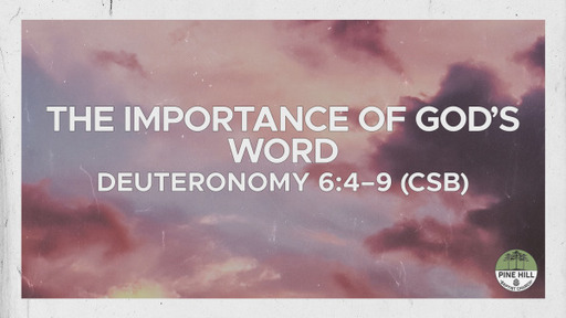 The Importance of God's Word