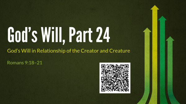 God's Will, Part 24
