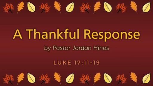 A Thankful Response