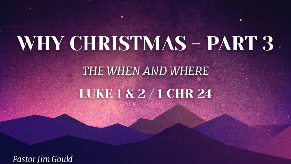 When and where of Jesus's birth