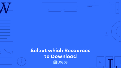 Select which Resources to Download
