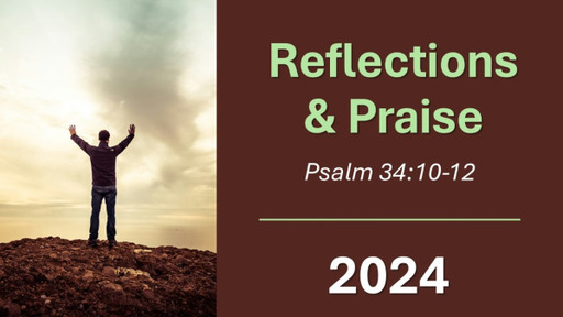 December 29, 2024 (Pastor Mason)