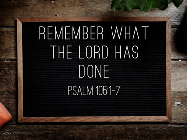  1/5/2025 - Remember What the Lord Has Done, Jon Haley