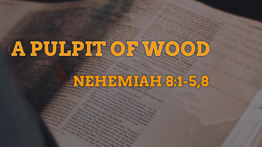 A Pulpit Of Wood