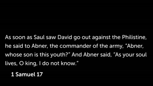 1 Samuel 17:1-10, "David: Fearless Faith, Authentic Courage"