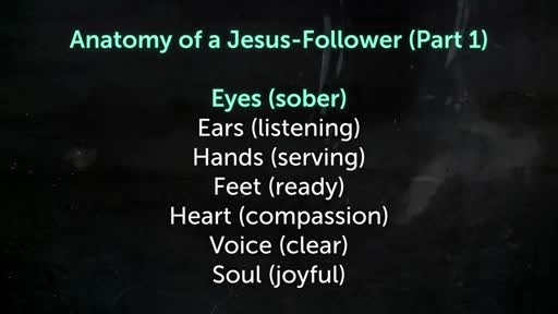 Anatomy of a Jesus Follower