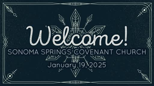 19-Jan-25:  Pastor Chuck teaches "David & Nathan" -  Reading:  2 Samuel 12