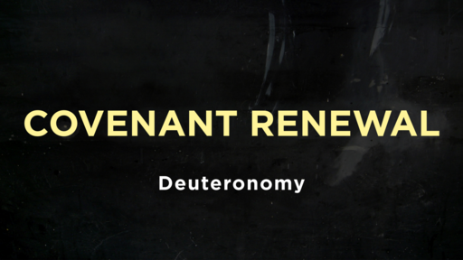 Deuteronomy - Covenant Renewal