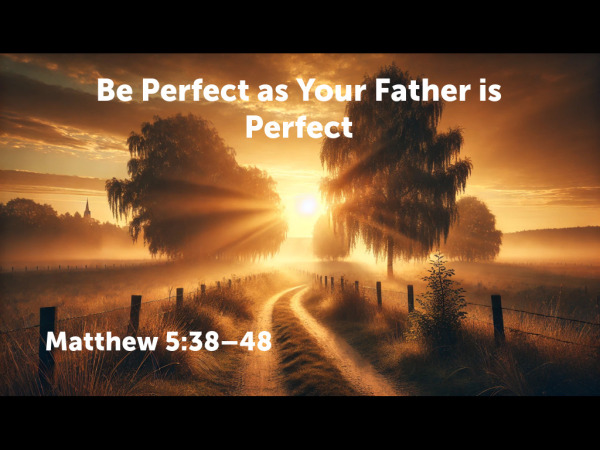 Be Perfect as Your Father is Perfect