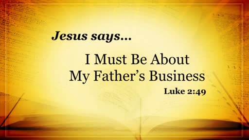 Jesus says...