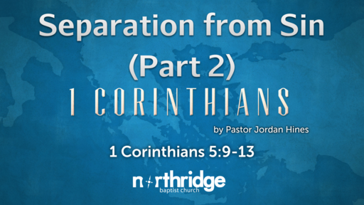 Separation from Sin (Part 2)