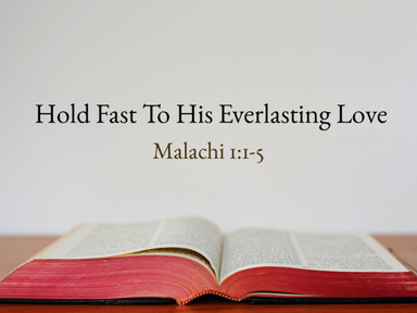 03/16/2025 Hold Fast To His Everlast Love - Tom McDonnell