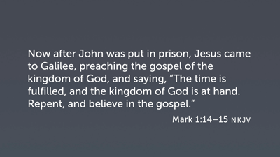 “Gospel” in Mark 1:14–15