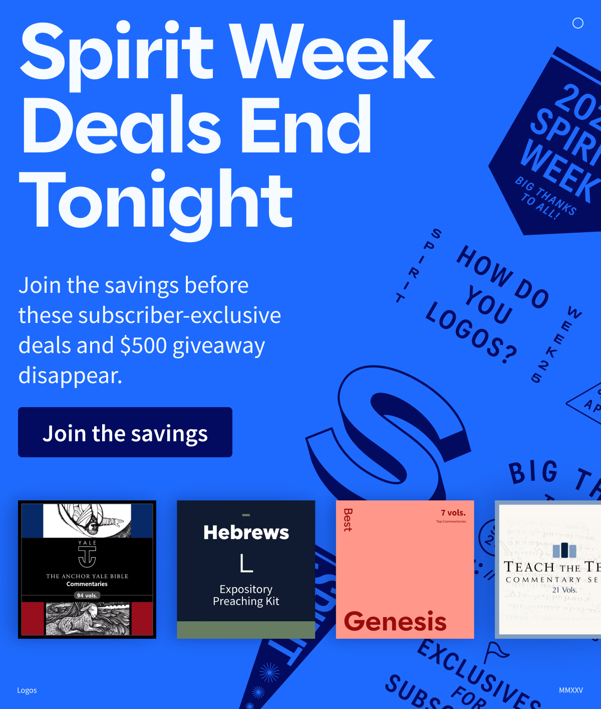 Big Thanks to Spirit Week Deals End Tonight
