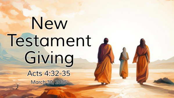 New Testament Giving