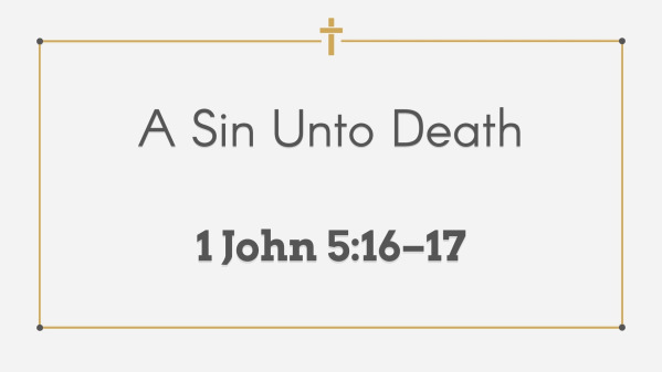 A Sin Unto Death