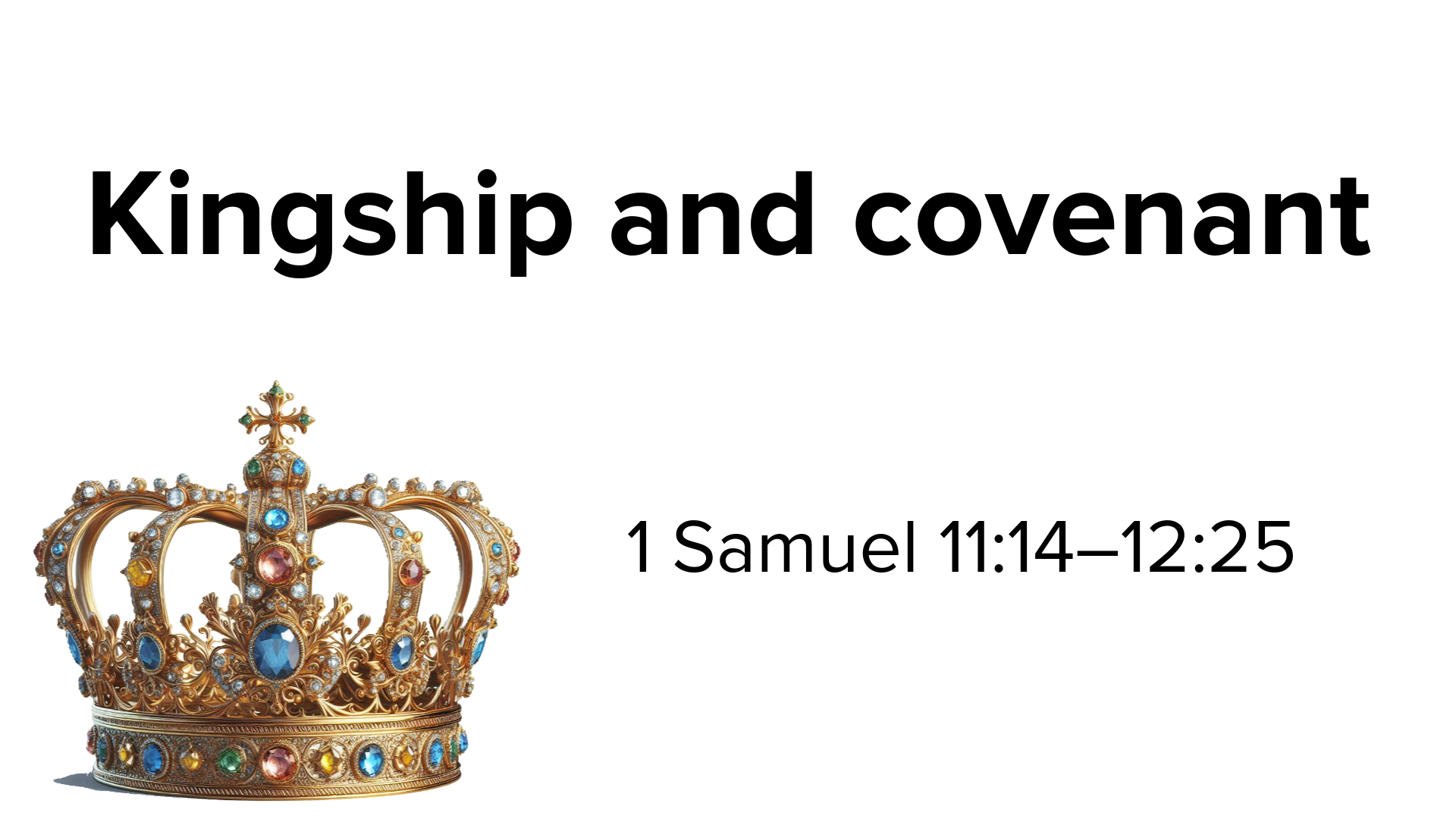 Kingship and covenant