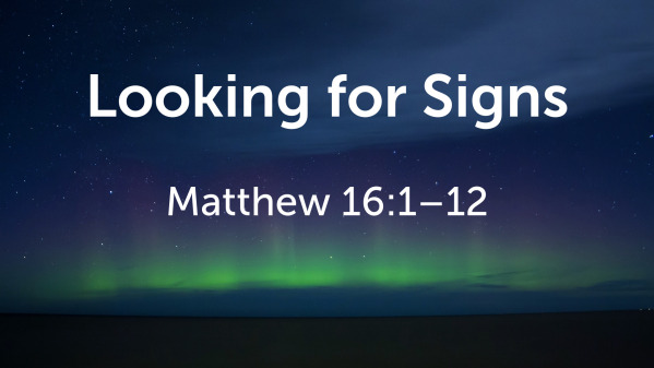 Looking for Signs