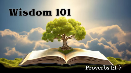 Proverbs 1:1-7 - Wisdom 101