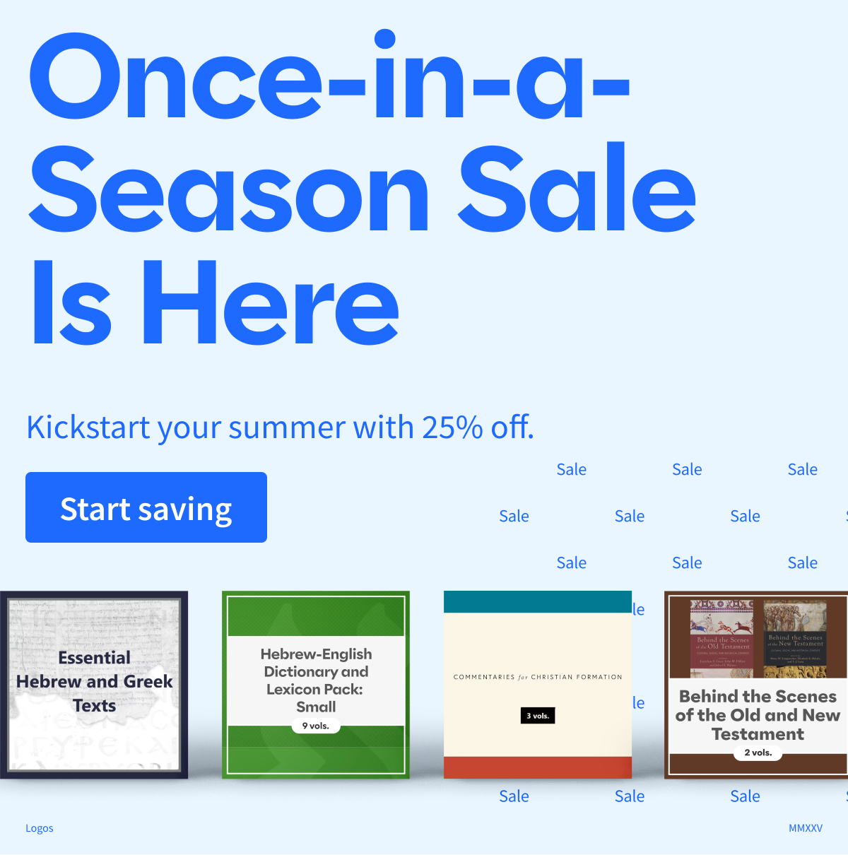 Once-in-a-Season Sale is Here