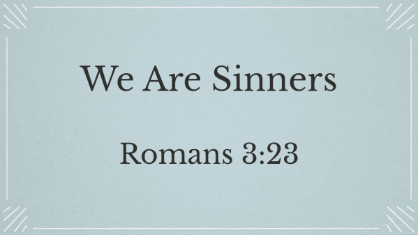 We Are Sinners