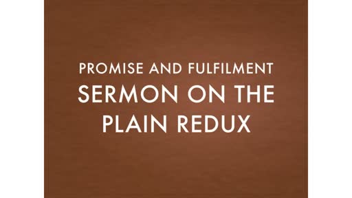 Sermon on the Plain redux