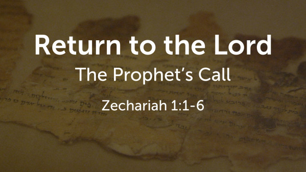Return to the Lord