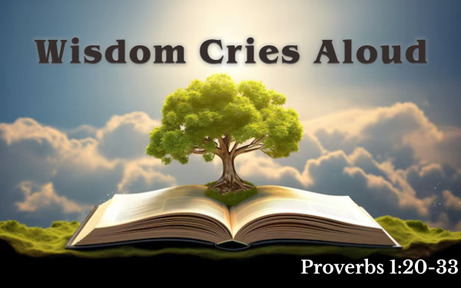Wisdom Cries Aloud - Proverbs 1:20-33