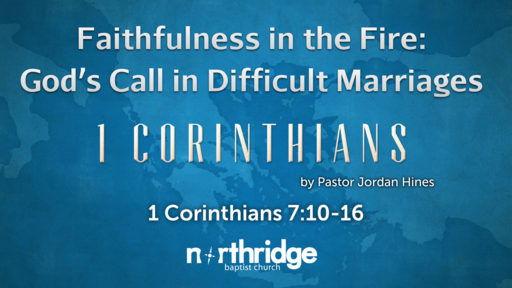 Faithfulness in the Fire: God's Call in Difficult Marriages