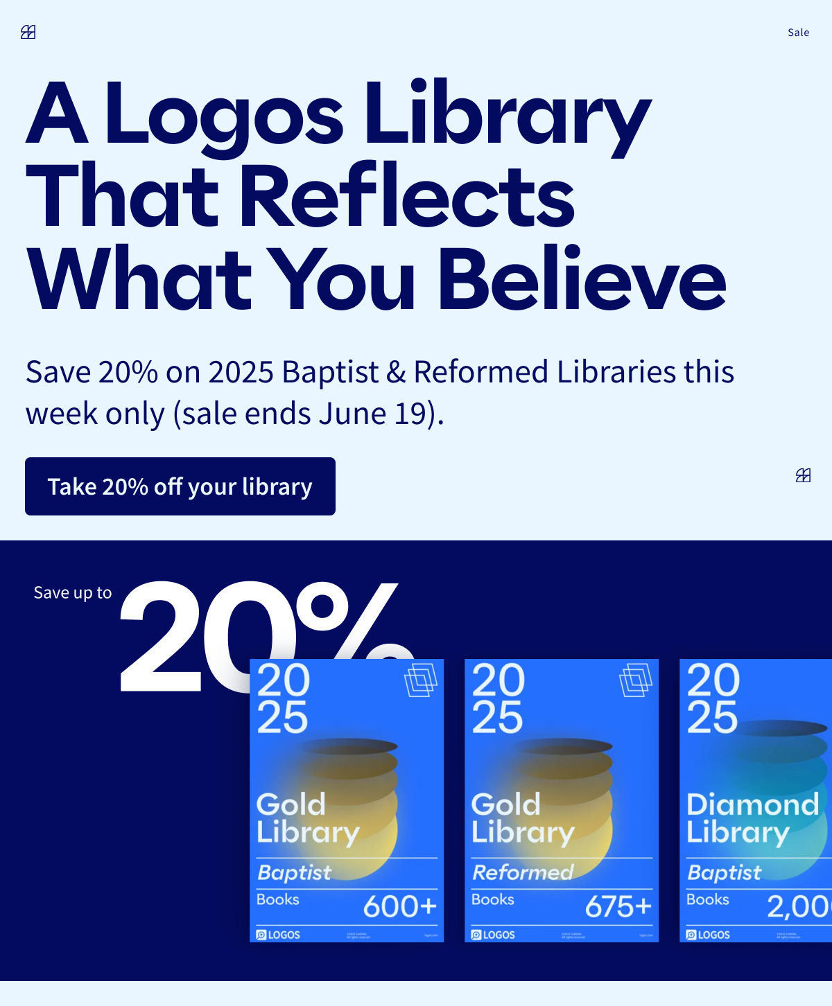 A Logos Library That Reflects What You Believe