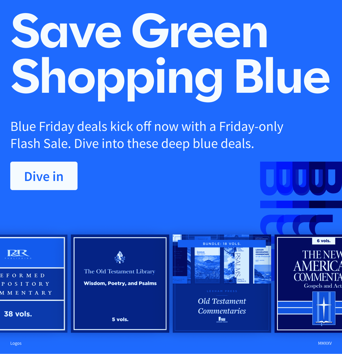 Save Green Shopping Blue
