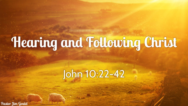 Hearing and Following Christ