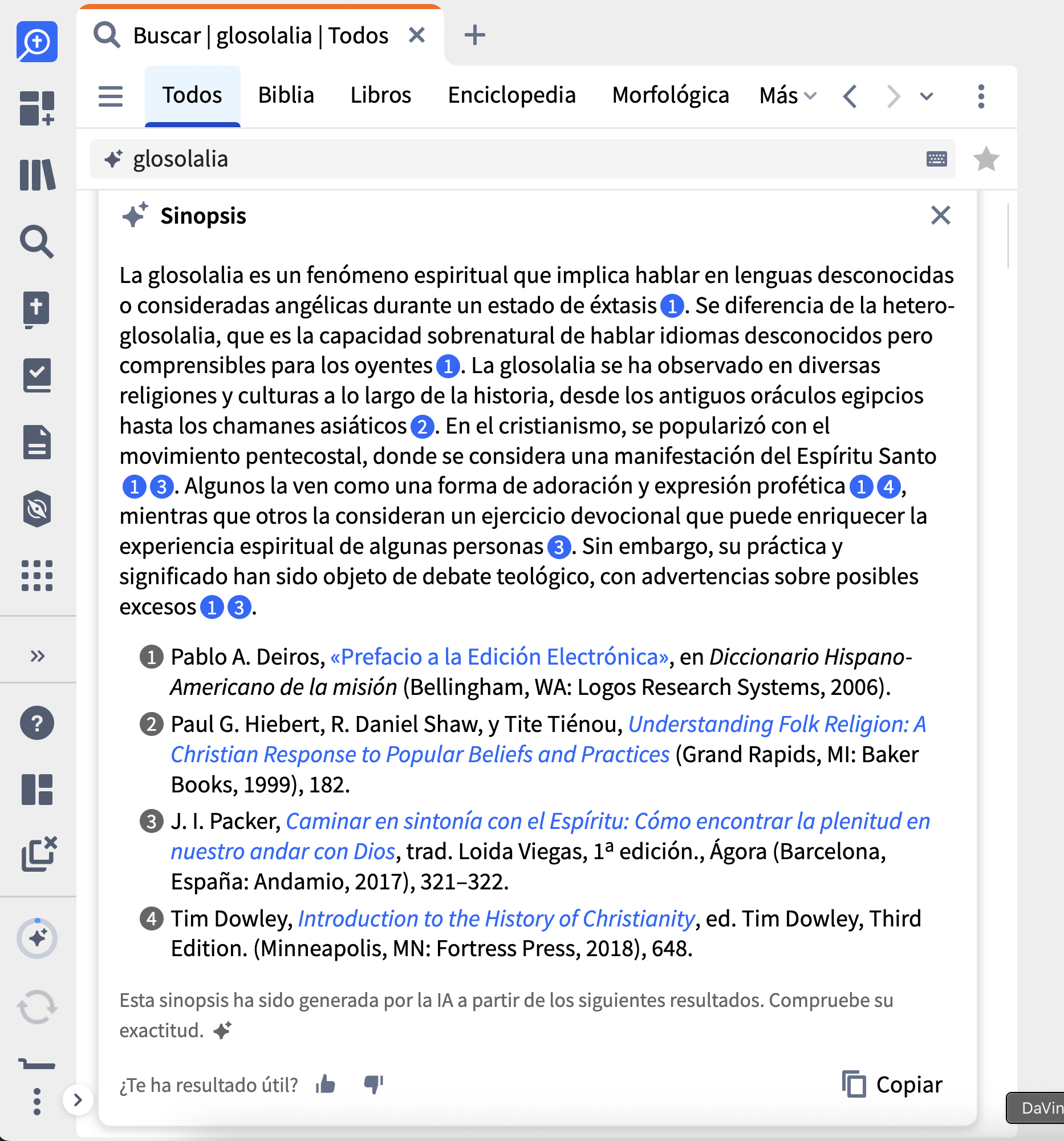 Synopsis - Glossolalia