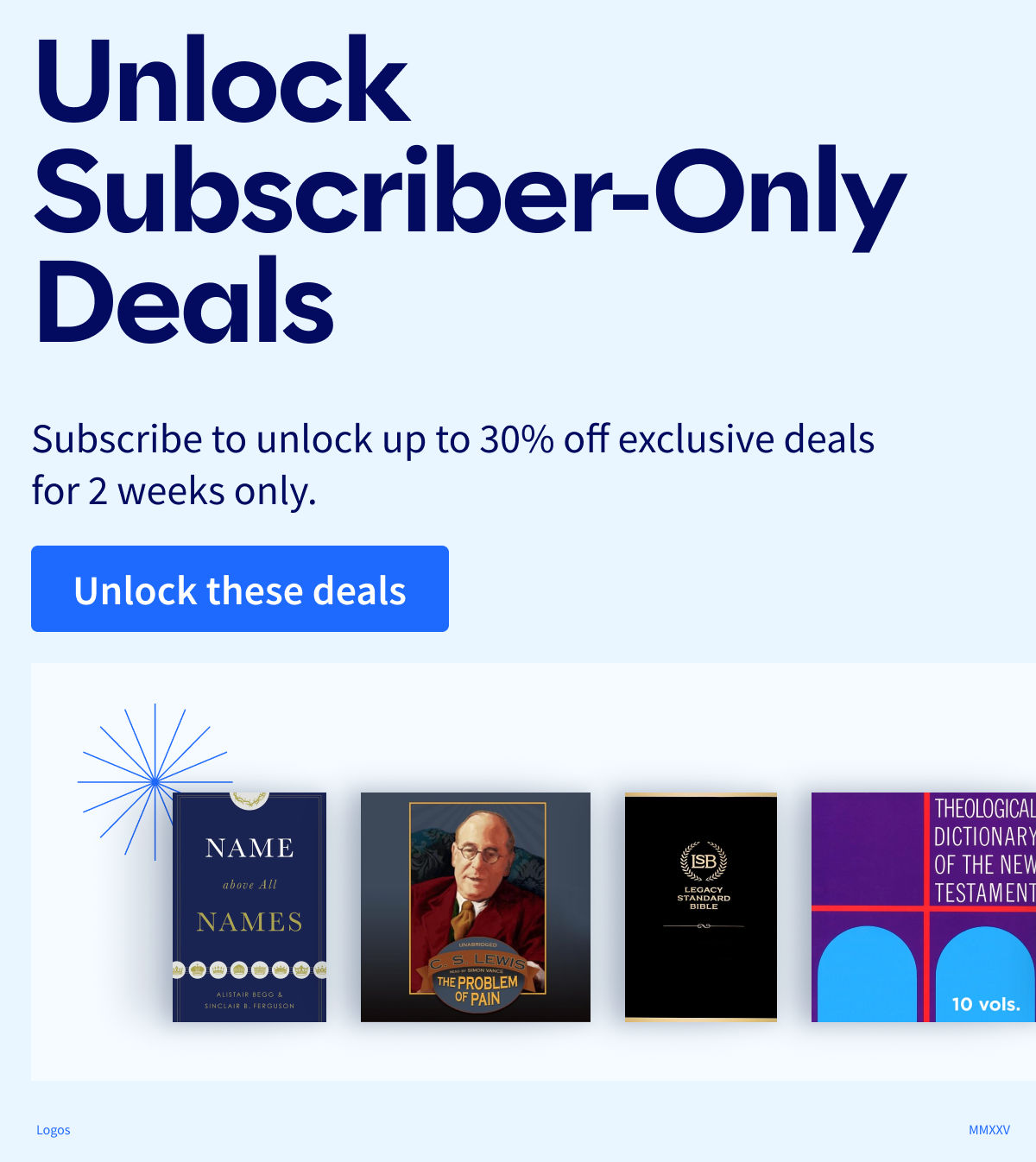 Unlock Subscriber-Only Deals