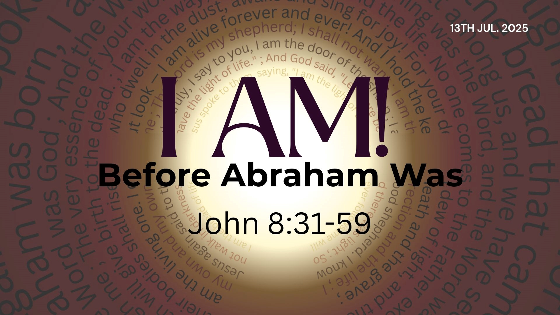Do Not Be Afraid
