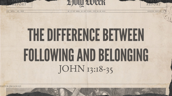 THE DIFFERENCE BETWEEN FOLLOWING AND BELONGING