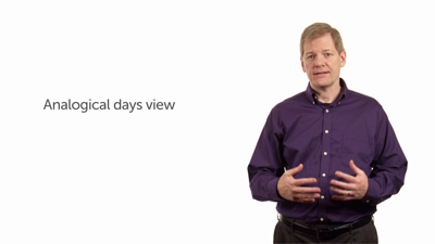 Summary of Analogical Days View