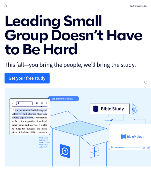 Leading Small Group Doesn't Have to Be Hard: This fall—you bring the people, we'll bring the study.