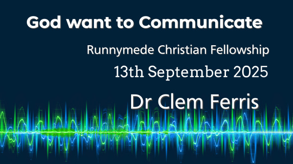 Prophetic Conference - Clem Ferris - God wants to Communicate