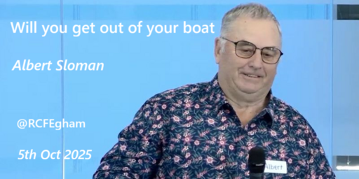 Will you step out of your boat