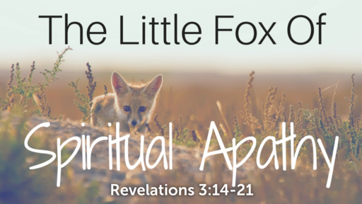 The Little Fox Of Spiritual Apathy