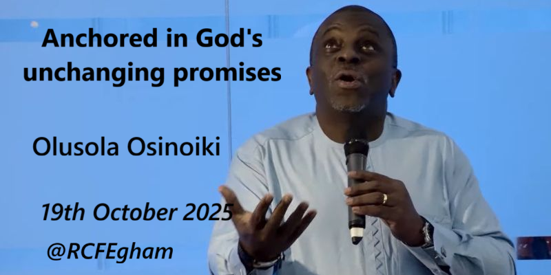 Anchored in God's unchanging Promises